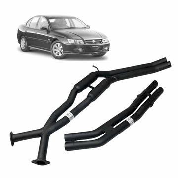 Redback Exhaust for Holden Commodore 5.7L V8 VT VX VY VZ And VZ V6 Or Supercharged Sedans - Cat Back with Hotdogs & Rear Muffler Delete - Brixton 4x4 - Buy Online Now!